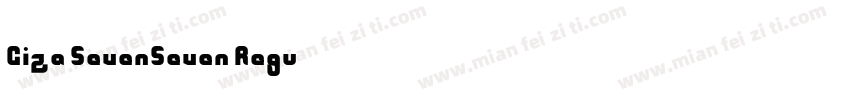Giza SevenSeven Regu字体转换